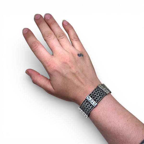 Vintage Lois Hill Woven Toggle Bracelet – 925Collection