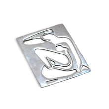 925Collection vintage sterling silver Taxco figural female pin with a cut-out design and functional pin back