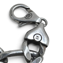 925Collection sterling silver chain bracelet featuring a heart-shaped lobster clasp with Italian hallmark detail.