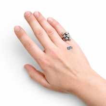 Sterling Taxco Interlock Ball Ring Size 5 1/2