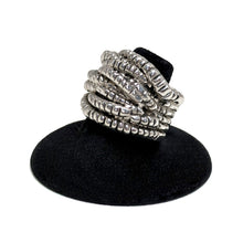 Textured Modernist Brutal Sterling Ring Size 7