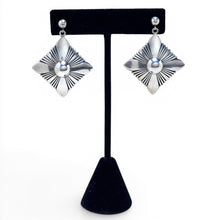 Native American Signed Sterling Earring