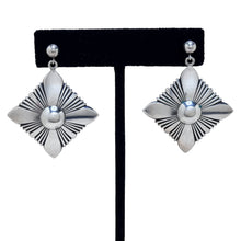 Native American Signed Sterling Earring