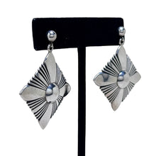 Native American Signed Sterling Earring
