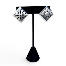 Taxco Elaborate Cut Out Square Earring