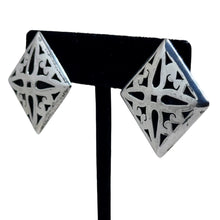 Taxco Elaborate Cut Out Square Earring