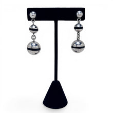 Taxco Sterling And Enamel Ball Dangle Earrings