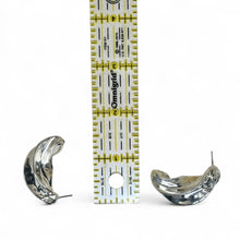 Large Electroform Twist Earrings