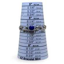 Sterling Silver and Lapis Native Sandcast Cuff