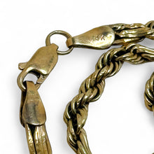 14k Rope Chain Bracelet