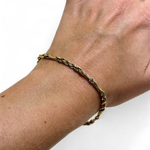 14k Rope Chain Bracelet
