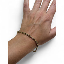 14k Rope Chain Bracelet