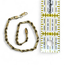 14k Rope Chain Bracelet