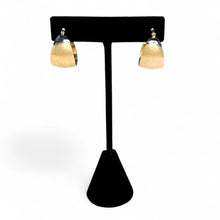 Wide 14k Ribbon Hoops