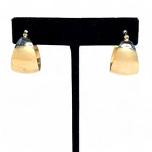 Wide 14k Ribbon Hoops