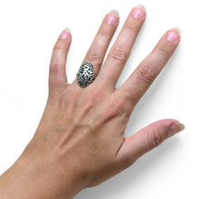 Floral Openwork Ring Size 8