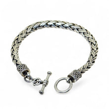 Balinese Style Wheat Chain Toggle Bracelet