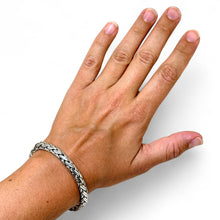 Balinese Style Wheat Chain Toggle Bracelet