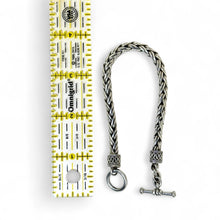 Balinese Style Wheat Chain Toggle Bracelet