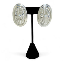 Extra Large Taxco Concho Style Earrings