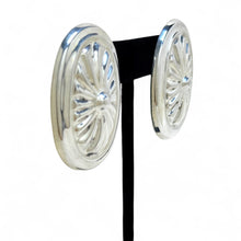 Extra Large Taxco Concho Style Earrings