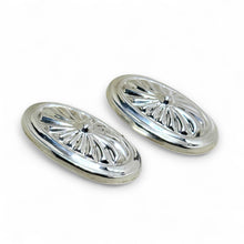 Extra Large Taxco Concho Style Earrings