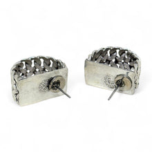 Taxco Curb Chain Domed Earring