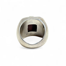 Red Tigers Eye Sterling Modernist Ring