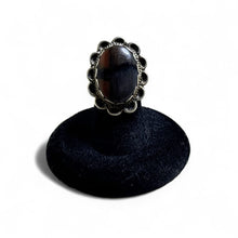 1940s Petrified Wood Native Made Ring size 5 3/4