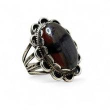 1940s Petrified Wood Native Made Ring size 5 3/4