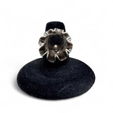 Scandinavian SMOKY QUARTZ Mid Century Ring 7 1/4