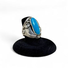 Navajo Turquoise Sterling Ring size 7