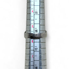 1940s Elongated Petrified Wood Native Made Ring size 5 3/4