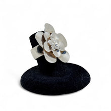 Flower Petal Sterling Ring size 5 3/4