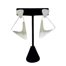 Taxco Modernist Boomerang Earring
