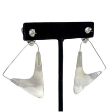 Taxco Modernist Boomerang Earring