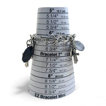 Chunky Religious Sterling Catholic Charm Bracelet