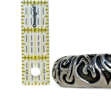 Large Electroform Sterling Bangle