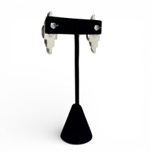 Taxco Modernist Chain Motif Sterling Earrings