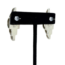 Taxco Modernist Chain Motif Sterling Earrings