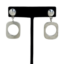 Taxco Chunky Geometric Sterling Earrings