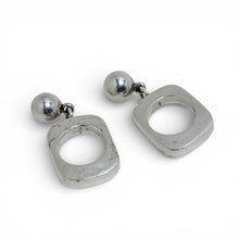 Taxco Chunky Geometric Sterling Earrings