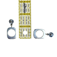 Taxco Chunky Geometric Sterling Earrings