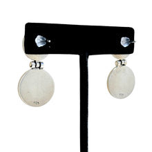 Articulated Sterling Disc Drop Earrings