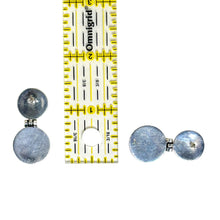 Articulated Sterling Disc Drop Earrings