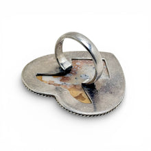 HUGE Ocean Jasper Sterling Southwestern Ring Size 10