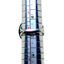 1970s Turquoise and Sterling Cut Away Ring Size 6 1/2