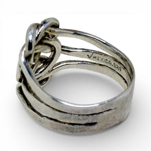 Sterling Knot Ring Size 8 3/4
