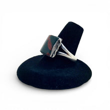 Sterling Bloodstone Ring Size 10