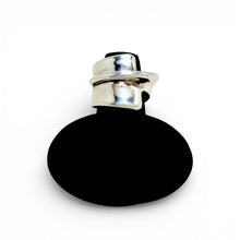 Electroform Modernist Hollow Sculptural Ring Size 7